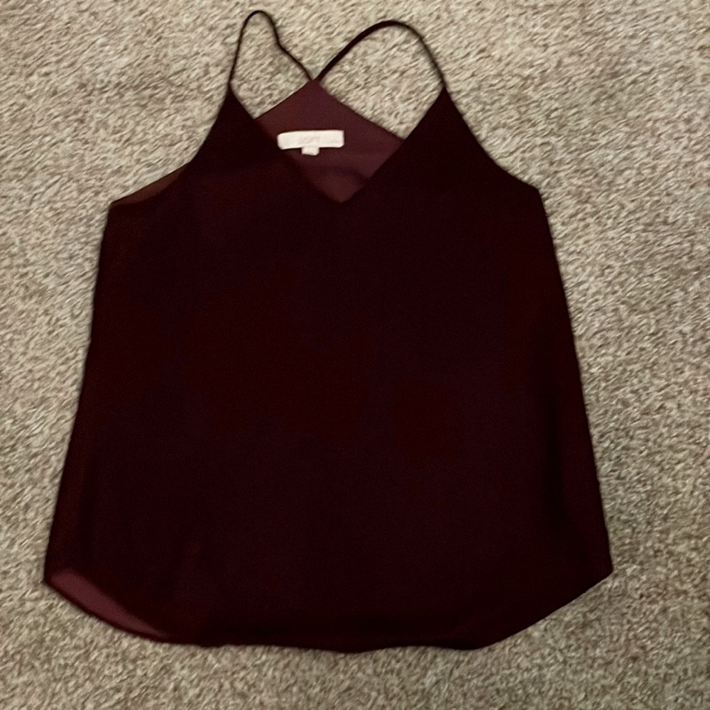 Loft velvet camisole